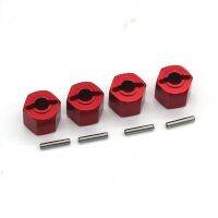 Metal 12mm Wheel Hex Hub Adapter for ZD Racing DBX-10 DBX10 1/10 RC Car Upgrades Parts Kit ,Red