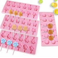 Biscuit Molds Kitchen Baking Gadget  Candy Ice Cookie Mould Silicone Food Grade Chocolate Lollipop Molds without rod Bread  Cake Cookie Accessories