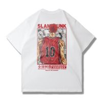 COD Fashionable new mens and womens universal large anime shirt Japanese anime No. 11 player SLAM DUNK printed T-shir_07