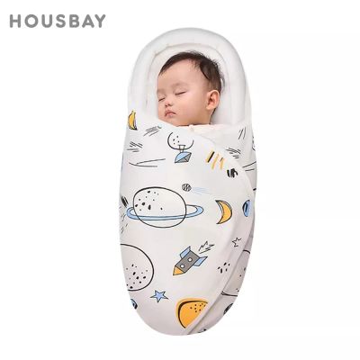 ถุงนอนเด็กซอง0-6Months สำหรับทารกแรกเกิดเด็กห่อตัวห่อบาง1Tog ผ้าฝ้ายนุ่มรังไหมออกแบบหัวคอป้องกัน