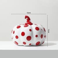 White Dwarf Yayoi Kusama Pumpkin Polka Dot Art Decor Abstract Sculpture Luxury Office Home Decoration Accessories Ornament Interesting Gifts