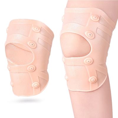 2PCS Magnet Silicone Non-slip Kneepad Knee Compression Support Pad Sports Knee Pads Anti-slip Protective Gear Magnet Care