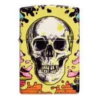 48640 Zippo Skull Design ของแท้ รับประกันตลอดชีวิต นำเข้าและจำหน่ายโดยตัวแทนจำหน่าย