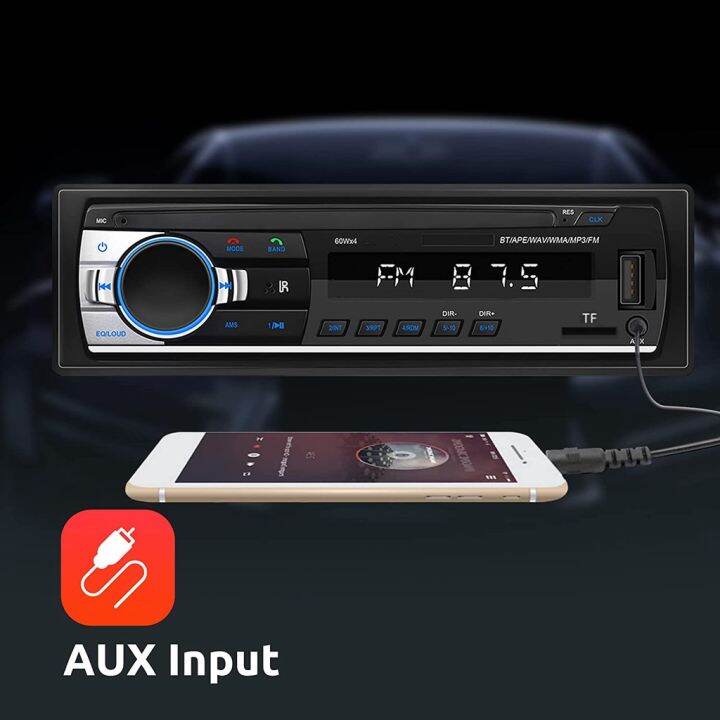 เครื่องเล่น-mp3-สเตอริโอ-1-din-พร้อมบลูทูธ-และอุปกรณ์เสริม-สําหรับรถยนต์-jsd-520-lite