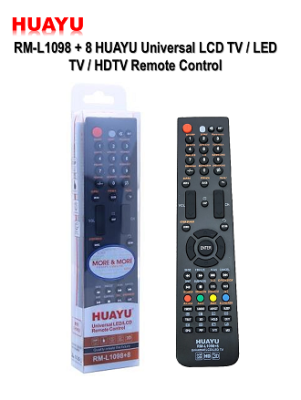 HUAYU Universal Remote Control for all Smart LED HD Remote Control for:SHARPLGSAMSUNGHITACHITOSHIBAPANASONICSKYWORTHCHANGHONGHisense.