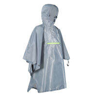 Waterproof Rain Poncho Cycling Raincoat Reflective Strip Rainwear