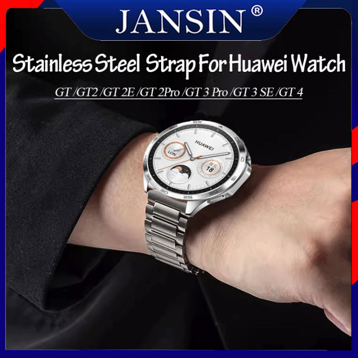jansin-สแตนเลส22มม-นาฬิกาข้อมือสายเหล็ก-quick-release-สำหรับ-huawei-watch-gt-4-46มม-41มม-นาฬิกา-huawei-watch-gt2-gt-2e-gt-2pro-gt-3-pro-gt-3-se-46มม-42มม-43มม-นาฬิกา-gt-เปลี่ยนสายรัดข้อมือโลหะสร้อยข้อ