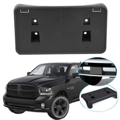 Black Front License Plate Mounting Bracket for RAM 1500 2013-2018 Car Exterior Accessories