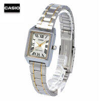 Velashop นาฬิกาข้อมือผู้หญิง Casio Standard  สายสเตนเลส รุ่น LTP-V007SG-9BUDF, LTP-V007SG-9B, LTP-V007SG, LTP-V007