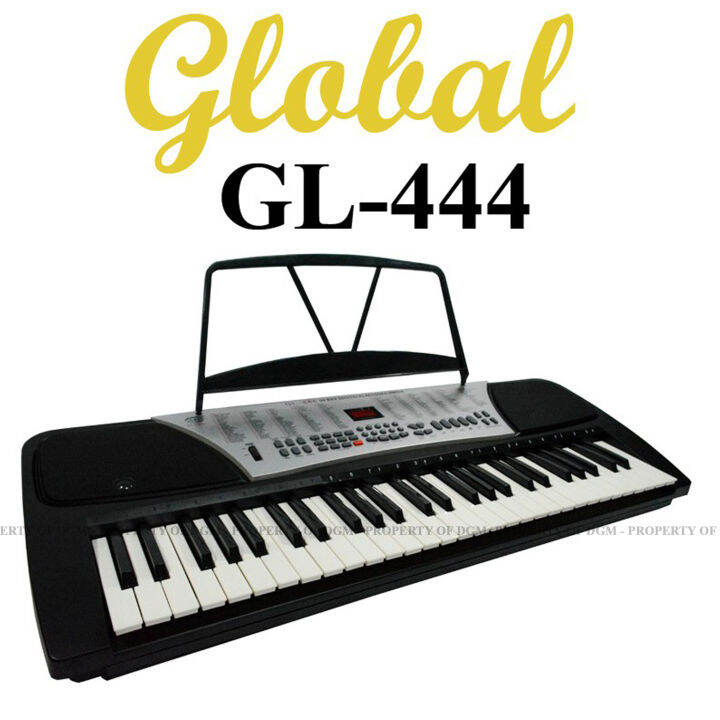 Electronic Keyboard Piano Global GL444 (Black) Lazada PH