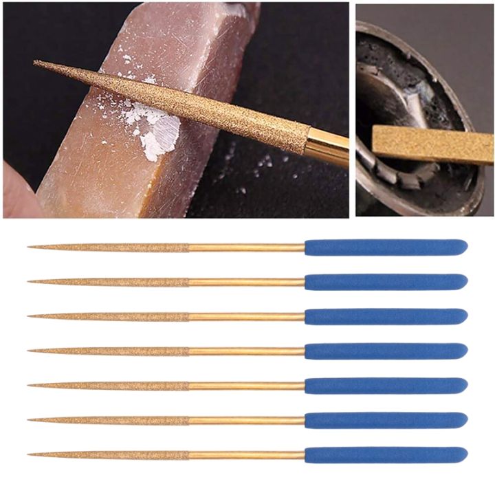 diamond-needle-file-set-3mm-x-140mm-round-files-titanium-coated-tools-for-metal-wood-stone-glass-10pcs