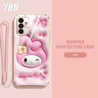 YBDเคสโทรศัพท์เอฟเฟคต์ภาพเคลื่อนไหวใหม่สำหรับ Samsung M14 A14 A34 A54 A13 M23 F23 A22 A23 A32 A33 A52 M52 A53 A72 A73 5G A04S A13 A32 A52 A72 4G เคสลูกอมสาวความแม่นยำสูงเคสกล้องอะนิเมะยอดนิยมเคสโทรศัพท์เคสกันกระแทกพิมพ์ลายน่ารักกับฟรีสายคล้อง