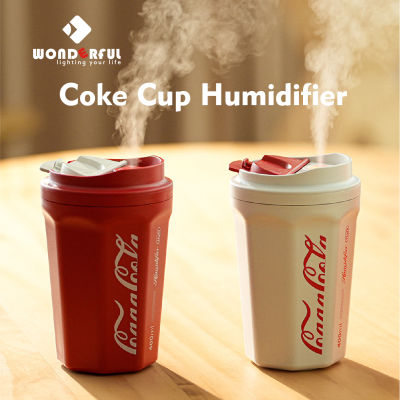 【WONDERFUL】เครื่องพ่นไอน้ Air humidifier 400ml Cola-Cup Humidifier เครื่องพ่นควัน เครื่องฟอกอากาศ เครื่องทำอโรม่าสปา ของขวัญสร้างสรรค์ Creative gift