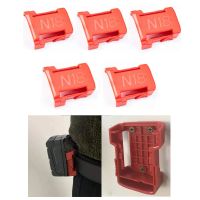 5 Pcs Battery Holder for Milwaukee Battery Mount Dock Holder Fit Milwaukee 18V Mount Holder Cover Dock Clip No battery