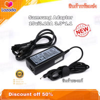 สายชาร์จโน๊ตบุ๊ค อะแดปเตอร์โน๊ตบุ๊ค Samsung Adapter Laptop 19V 3.16A 60W (Jack Sizes : 3.0x1.1mm.) ทรงยาว รับประกัน 1 ปี