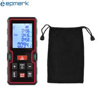 [electronicshop]100M L-Aser Measure LCD Digital L-Aser Distance Meter Mini Range Finder Distance/ Area/ Volume/ Pythagorean Measuring Tool With Dual Level Bubble, Unit Change, Datum Mark Switch, Countdown,บันทึกประวัติศาสตร์