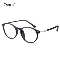 [ลดล้างสต็อก] Cyxus Anti Blue Light Blocking แว่นตา TR90 กรอบ Retro Retro รอบแว่นตา Anti Eye Fatigue Headache แว่นตา 8010