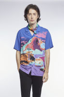 ESP เสื้อเชิ้ตฮาวายลายกราฟิก ผู้ชาย | Graphic Print Hawaiian Shirt | 3702