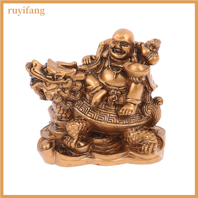 ruyifang God of wealth Laughing Buddha รูปปั้นศิลปะสมัยใหม่ตกแต่งบ้านจีน