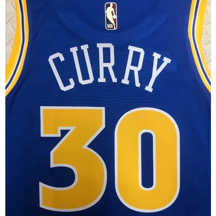 2023 NBA All Star Blue 30#CURRY Hot Pressed Jersey