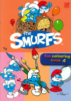Kid Plus หนังสือแบบฝึกหัดระบายสี The Smurfs Fun Colouring Book 4