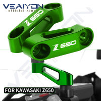 สำหรับ Kawasaki Z400 Z650 Z750 Z800 Z 400 650 750 800อุปกรณ์เสริมรถจักรยานยนต์ CNC Mirror Riser Extenders Spacers Extension Adapter