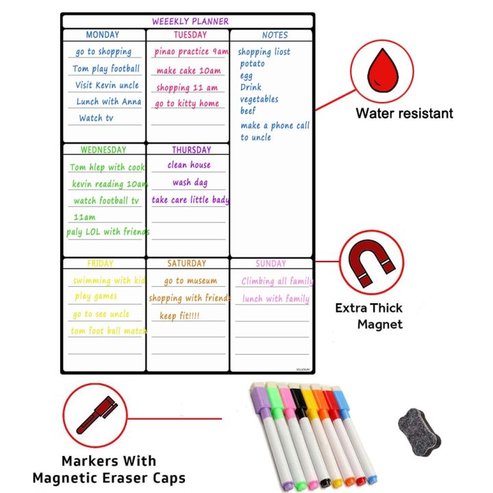 magnetic-whiteboard-sheet-for-kitchen-fridge-multipurpose-fridge-weekly-white-board-calendar-for-menu-planning-with-8-pen