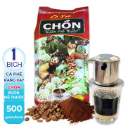 01 Bịch 500gr Cà phê pha Phin truyền thống Chồn Ban Mê Buôn Mê Thuộc của