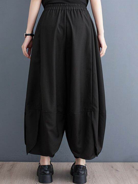 xitao-pants-women-loose-casual-ankle-length-wide-leg-pants