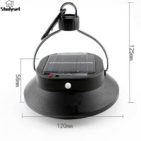 Studyset IN stock Solar  Tent  Light USB LED Rechargeable Outdoor Camping Tent Light Lantern Hiking Super Bright Light
