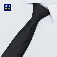 High-end ZARAˉ Hailan House tie knot-free groom best man wedding black formal suit business men job interview tie