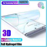 SQMETR ฟิล์มป้องกันหน้าจอไฮโดรเจลฝาครอบป้องกัน HD 3D แบบบางพิเศษสำหรับ Samsung Galaxy Note 10 / 10 + Plus