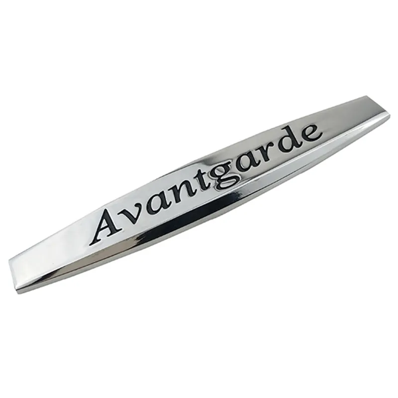 Metal Avantgarde Car Fender Side Emblem Badge Decal Rear Bumper