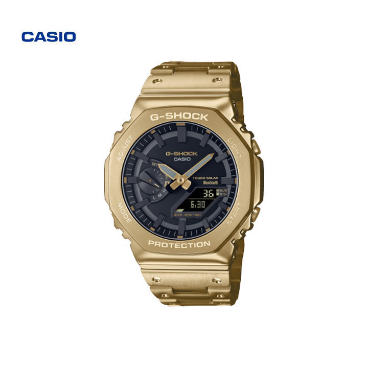 casio-gm-b2100โลหะแปดเหลี่ยมนาฬิกากีฬา-g-shock-casio