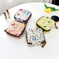 【CW】☃  Korean Sanitary Napkin Tampon Storage Kawaii Cartoon Pattern Makeup 1Pc Organizer Accessories