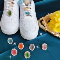 Shoes Pearl and Jewel Decoration Crystal Diamonds Shoe Accessories for Women Shoes Charms Shoelace Jewelry Shoes Opal