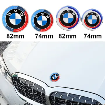 BMW 82MM 74MM 50th Anniversary Emblem, Car Accessories