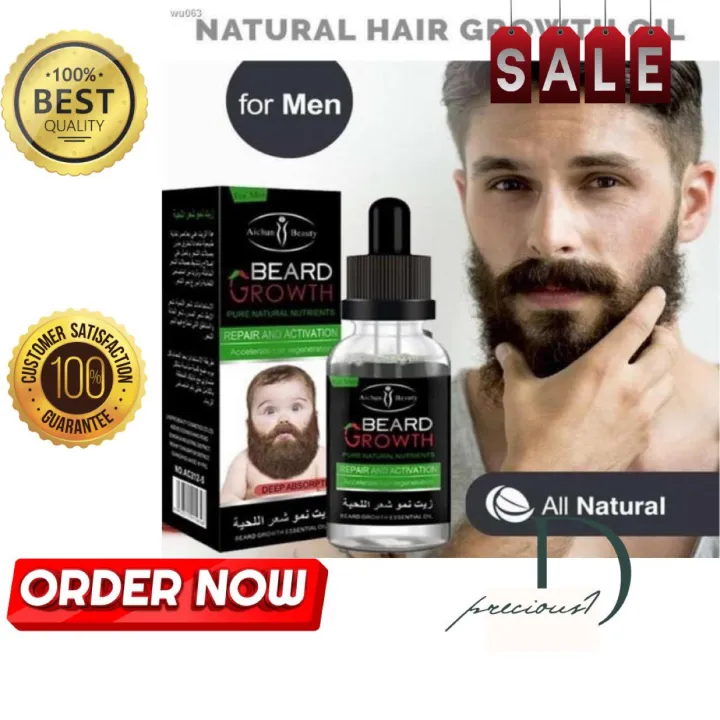 ORIGINAL BEARD GROWTH Men Chest C Essential Oil 30ml Liquid | Beard and ...