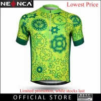 NEENCA Men S Cycling Jersey Basic Bike Short Sleeve Shirt Bicycle Clothing Top Full Zipper With Pocket Quick Dry Mechanical Gear Retro Biking Shirts