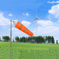 สีส้มกันน้ำสภาพอากาศใบพัดสะท้อนแสง Windsock 2เมตรกันน้ำฟอร์ดผ้าเตือนธง