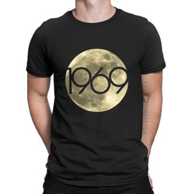 Shirt 50Th Anniversary Apollo 11 1969 Moon Landing Black Shirt Street Men Hot Solid Logo T