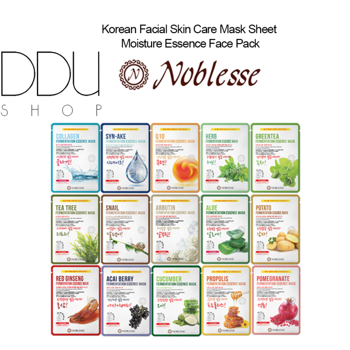 Noblesse Korean Facial Skin Care Mask Sheet Moisture Essence Face Pack