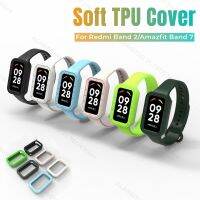 ◙☊ Miękkie etui dla Amazfit Band 7 Redmi Band 2 Smart Band2 rama zderzaka TPU futerał ochronny dla Smart band2 Huami band7 akcesoria