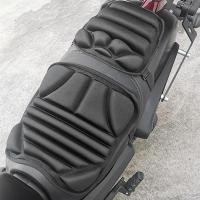 Motorcycle Seat Pad Shock-Absorbing Breathable Seat Cover 2pcs Motorcycle Seat Gel Pad Cushion 3D Universal Fit For Mountain