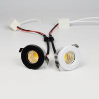 Mini LED Downlight Dimmable COB 3W Cut Hole 30mm Black White Silver Body AC12V 110V 220V Dust-proof Anti-fog  by Hs2023