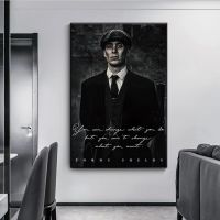 Peaky Blinders โปสเตอร์ละครโทรทัศน์ Tommy Shelby สำหรับการพิมพ์ภาพ Hd ถูกพิมพ์บนผืนผ้าใบใช้สำหรับศิลปะบนผนังการตกแต่งบ้านห้อง