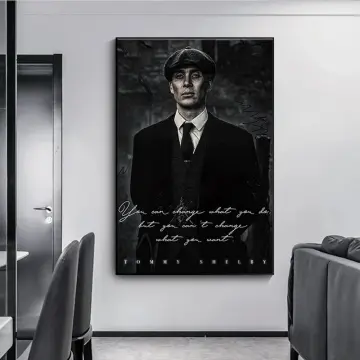 Peaky Blinders Crime Drama TV Series Vintage Thomas Shelby Wall Decor Poster