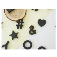 Suatelier Wood Sticker (symbol) สติ๊กเกอร์ไม้สุดคูล สไตล์เกาหลี