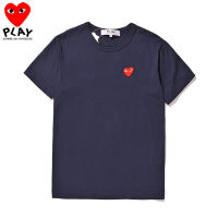 COMME Des Garcons เสื้อยืดสตรีผ้าฝ้ายแท้สำหรับผู้ชาย,เสื้อยืดแขนสั้นนุ่มสบายเสื้อผ้าคู่รักน่ารักใส่สบาย