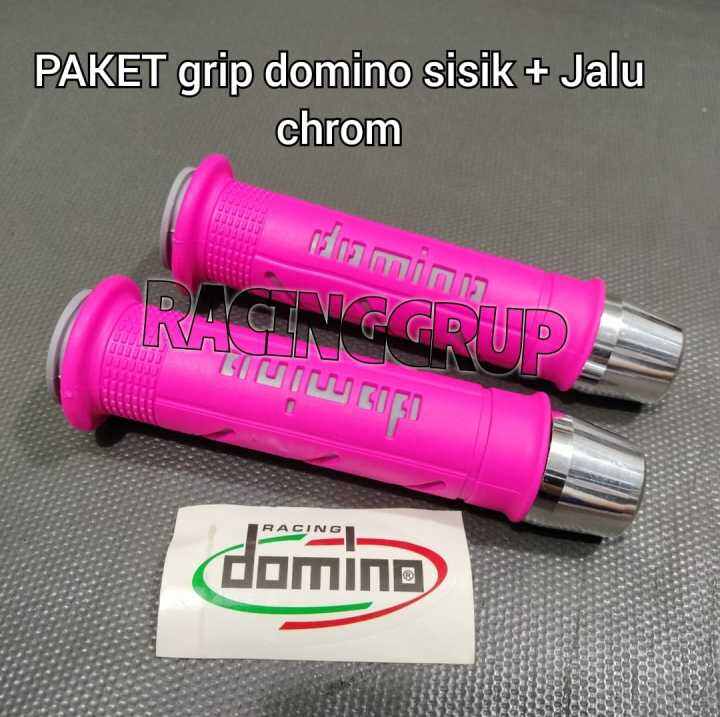 Handgrip Domino Supersoft Premium Empuk Plus Jalu Stang Pcx Sarung Gas Pegangan Gas Handgrip